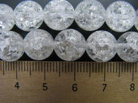 クラック水晶（丸玉：10mm）